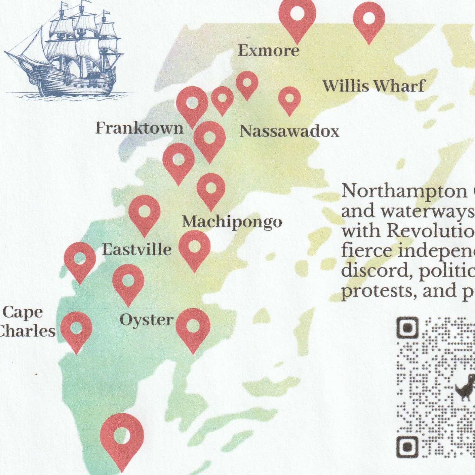 Revolutionary Shore: Self-Guided Driving Tour of Northampton County